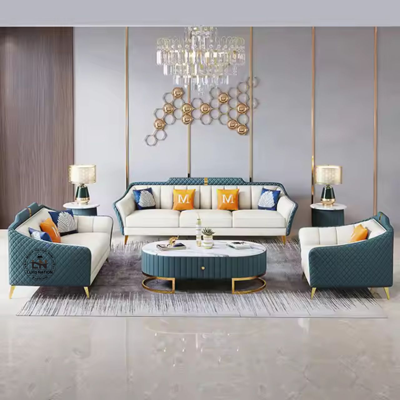 Luxo Nation Elite Premium Sofa – Luxury Comfort & Modern Design Sofa